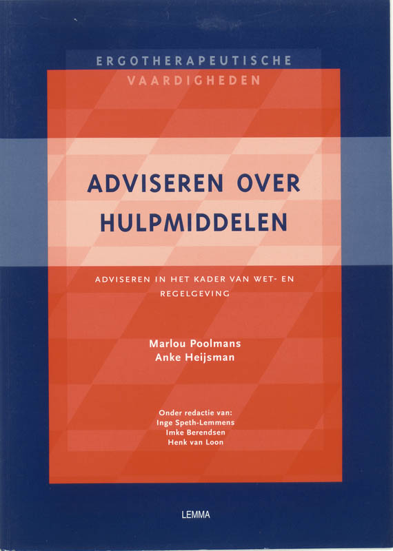 Omslag van Adviseren over hulpmiddelen