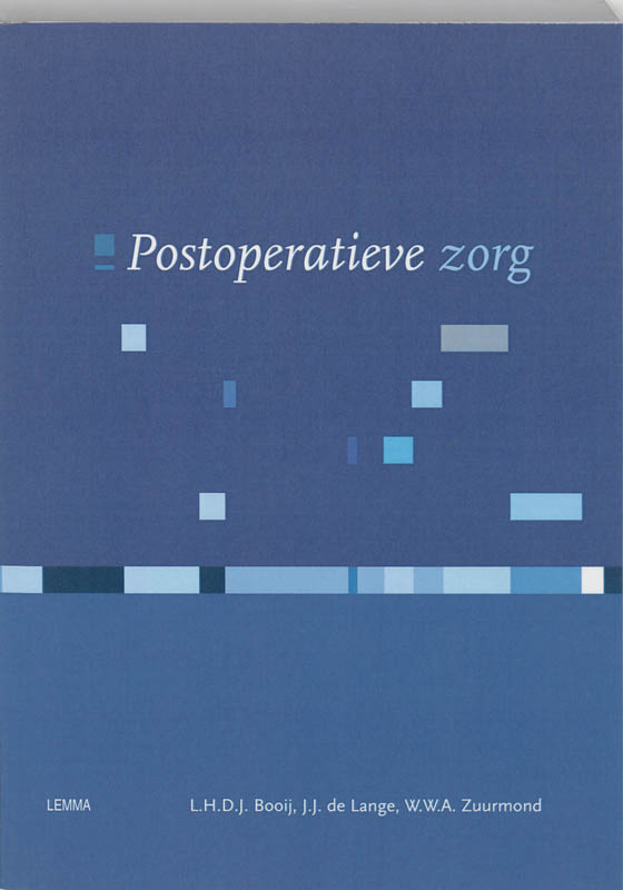 Omslag van Postoperatieve zorg