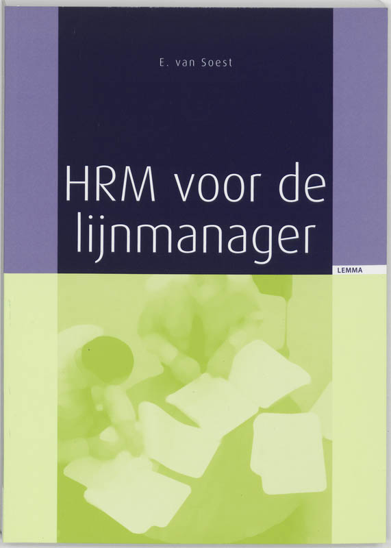 Omslag van HRM voor de lijnmanager