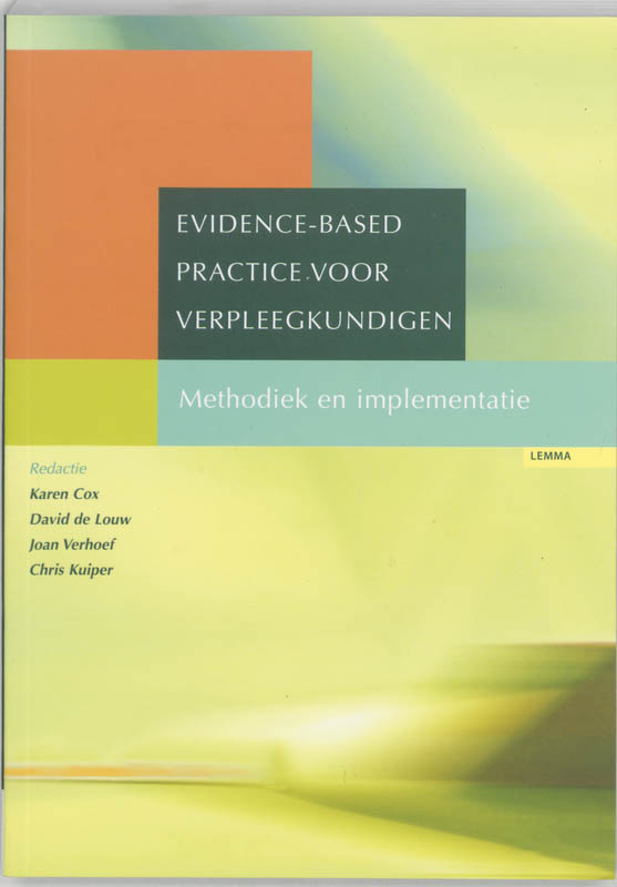 Omslag van Evidence-based practice voor verpleegkundigen