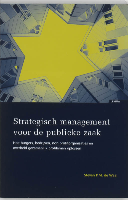 Omslag van Strategisch management voor de publieke zaak