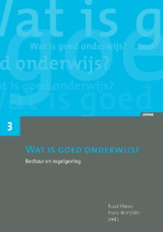 Omslag van Wat is goed onderwijs?