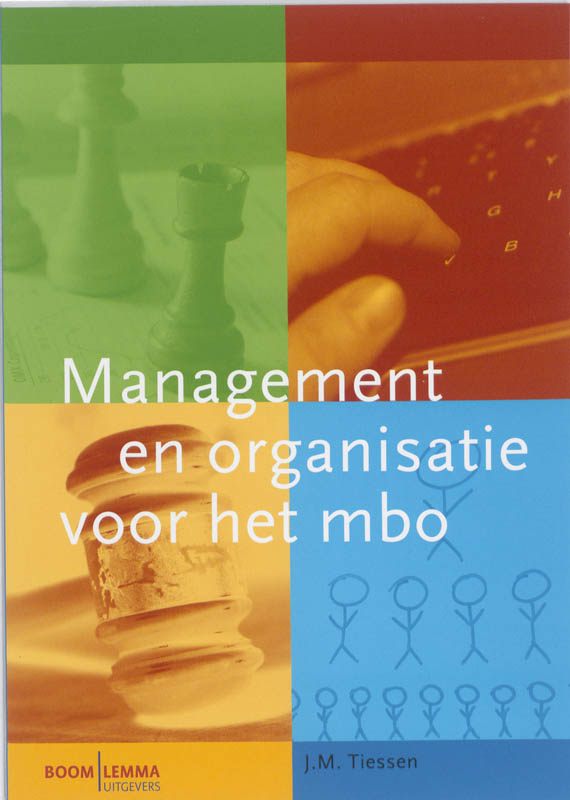 Omslag van Management en organisatie voor het mbo