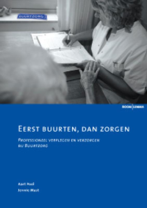 Omslag van Eerst buurten, dan zorgen