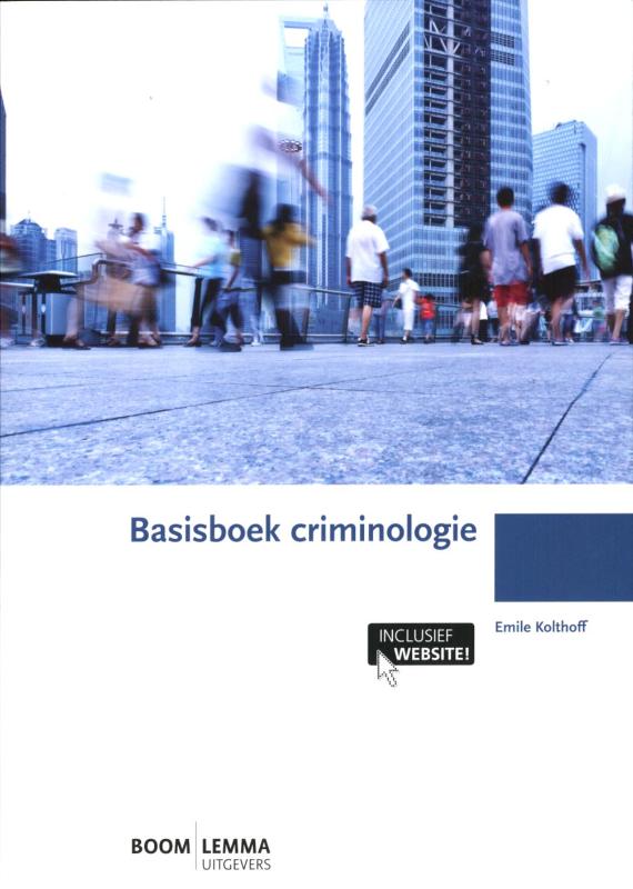 Omslag van Basisboek criminologie