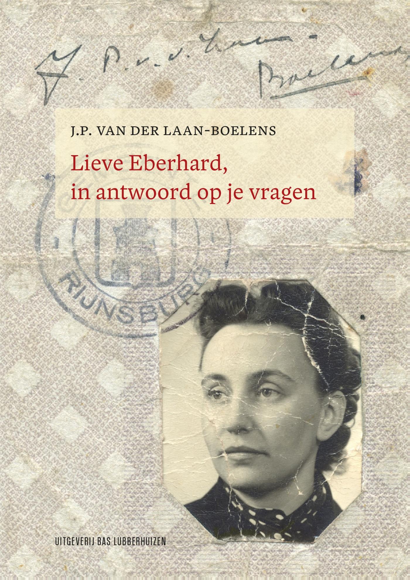 Omslag van Lieve Eberhard, in antwoord op je vragen