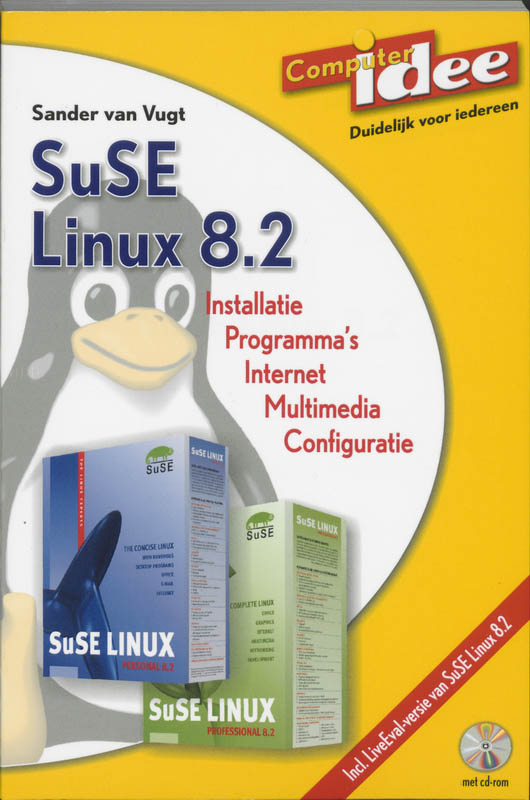 Omslag van SuSE Linux 8.2