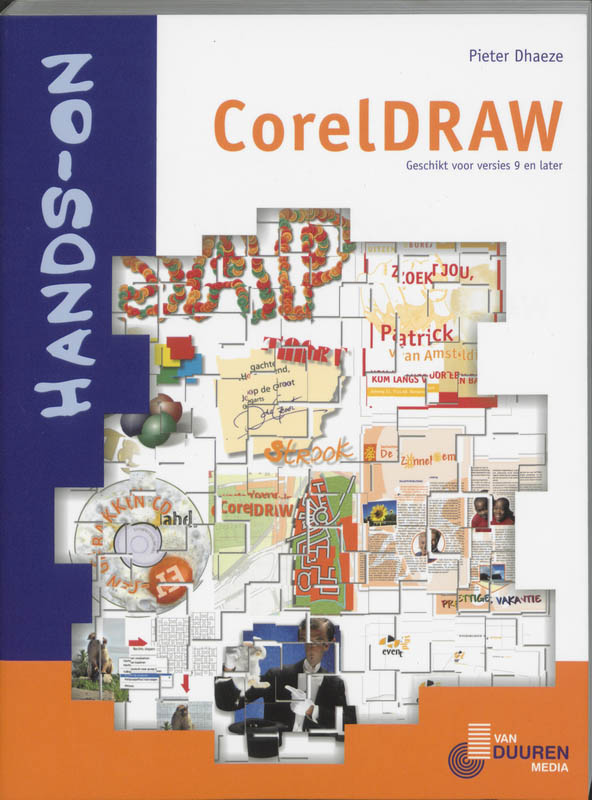 Omslag van Hands-on CorelDRAW voor de versies 9, 10 en 11