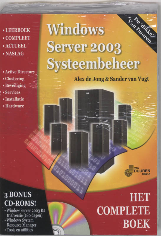 Omslag van Het complete boek Windows Server 2003 systeembeheer