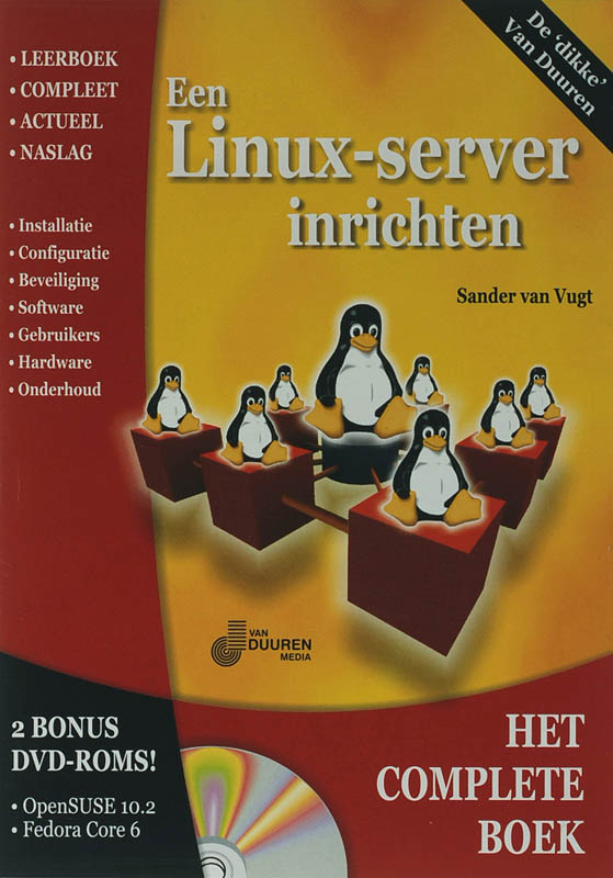 Omslag van Het Complete Boek Een Linux-server inrichten