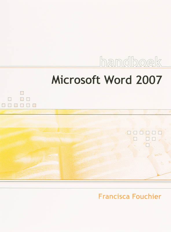 Omslag van Handboek Microsoft Word 2007 NL