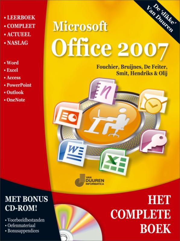 Omslag van Het Complete Boek: Microsoft Office 2007