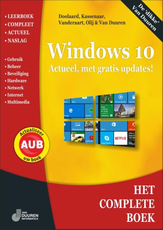 Omslag van Het Complete Boek Windows 10