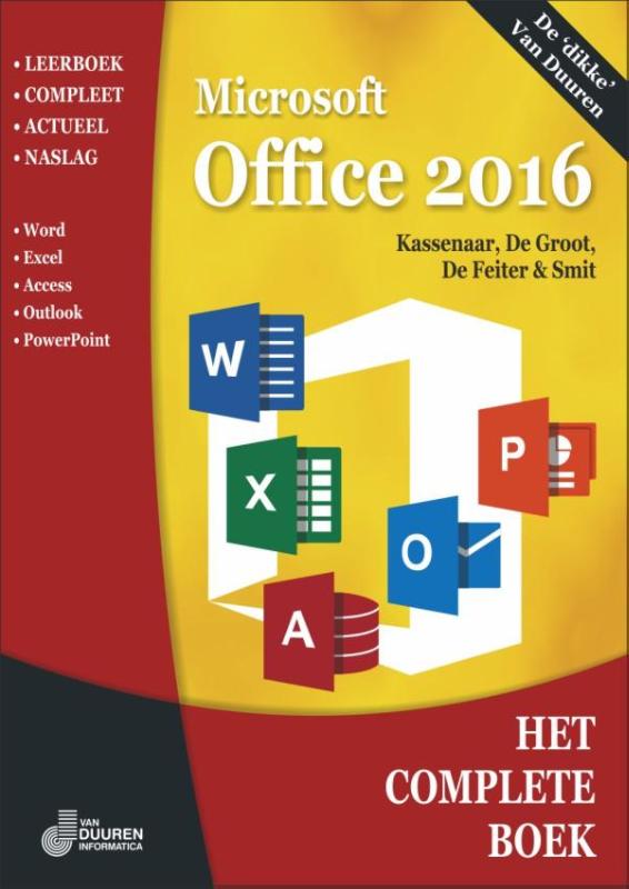 Omslag van Het Complete Boek Office 2016
