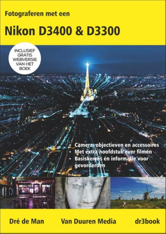 Omslag van Fotograferen met een Nikon D3400 & D3300