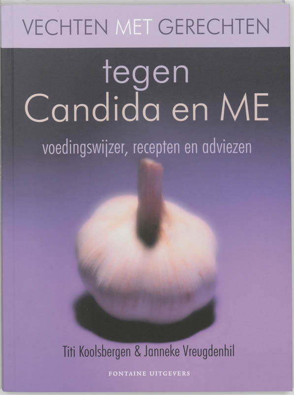Omslag van Vechten met gerechten tegen Candida en ME