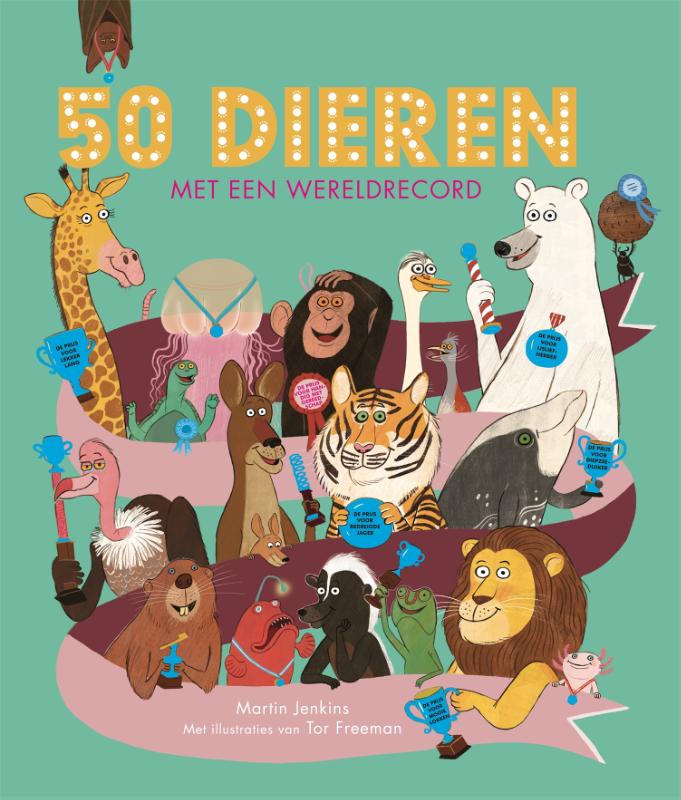 Omslag van 50 dieren met een wereldrecord