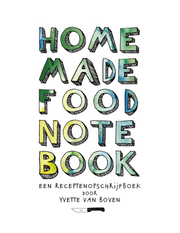 Omslag van Home made food note book