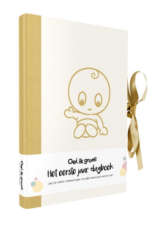 Omslag van Oei, ik groei! Het eerste jaar dagboek