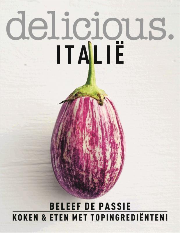 Omslag van delicious. Italië