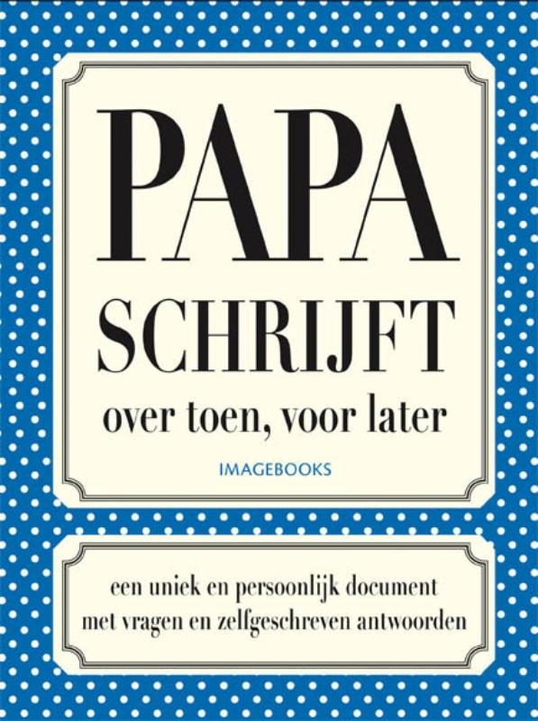 Omslag van Papa schrijft