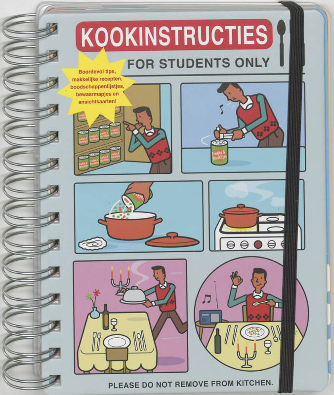 Omslag van Kookinstructies for Students only