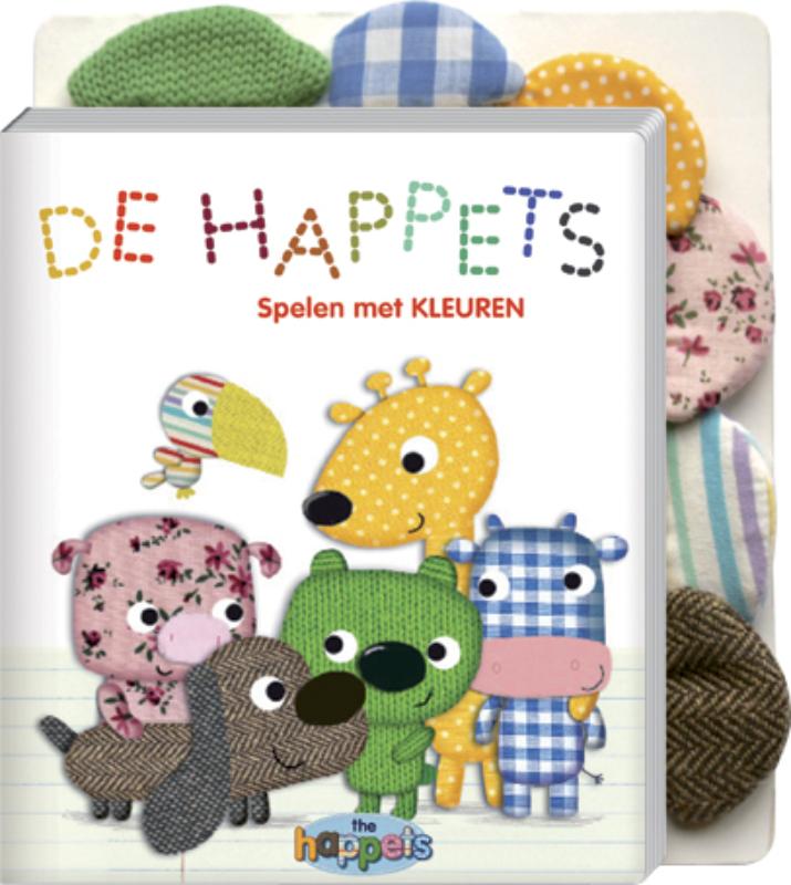 Omslag van De happets spelen met kleuren