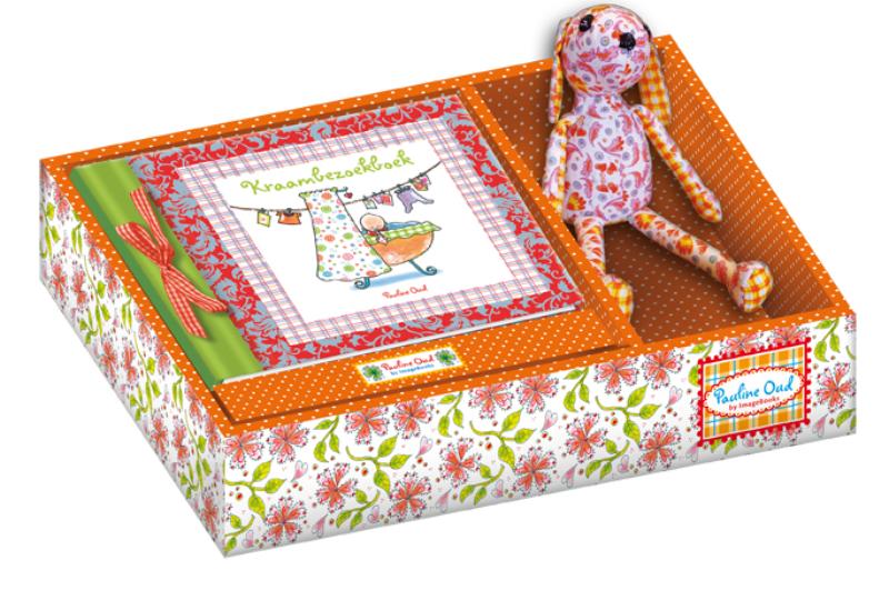 Omslag van Kraambezoekboek cadeaubox