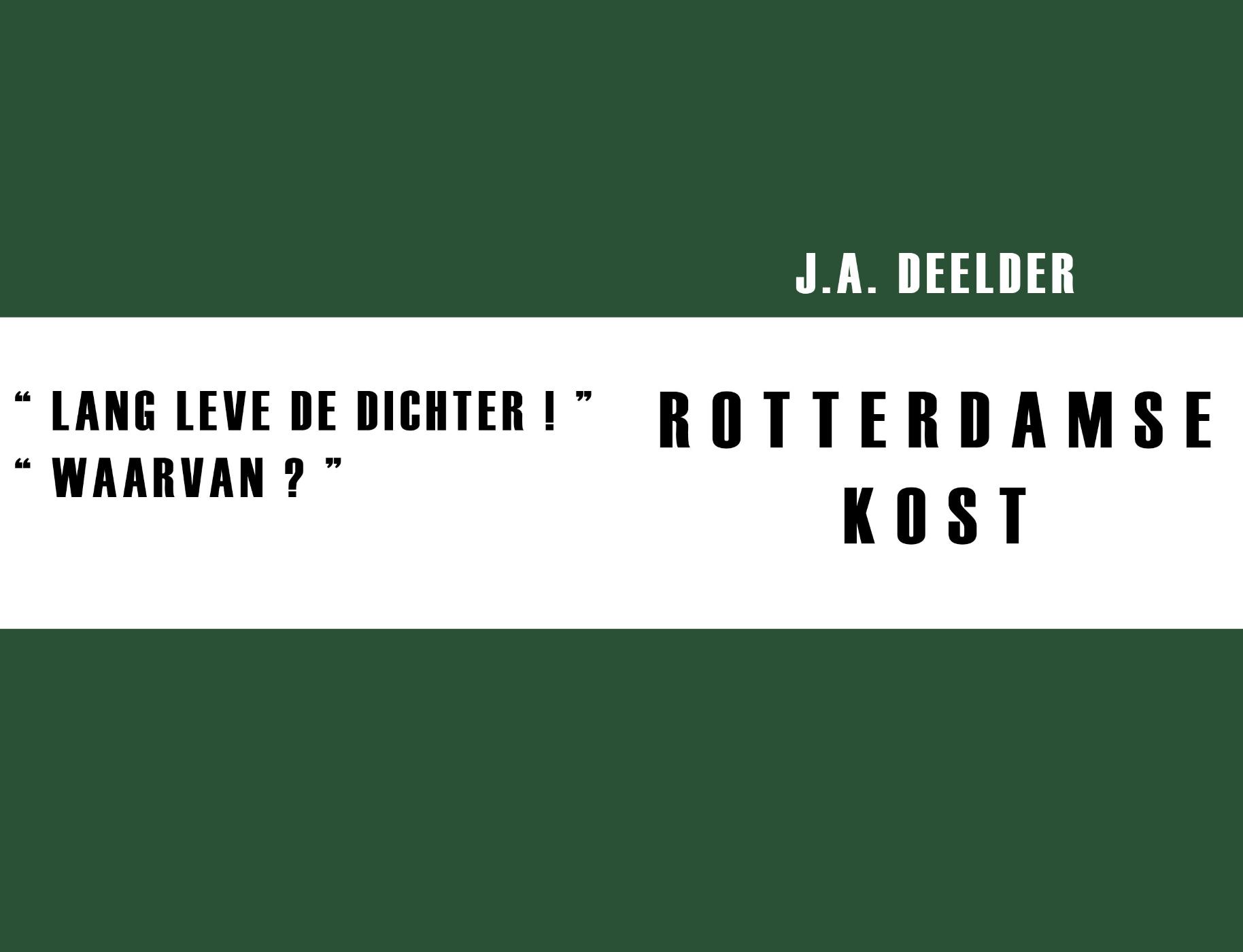 Omslag van Rotterdamse kost
