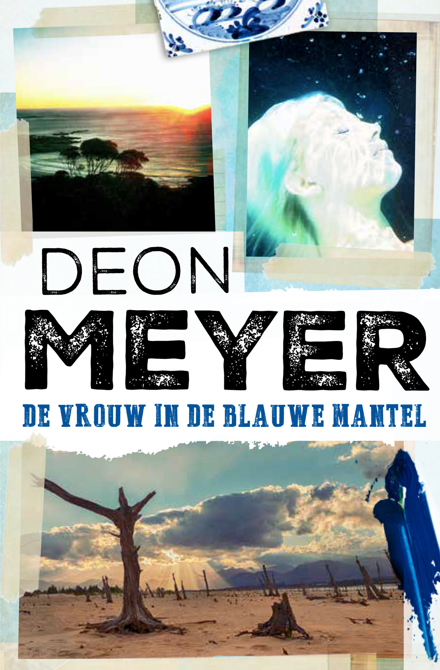 Omslag van De vrouw in de blauwe mantel