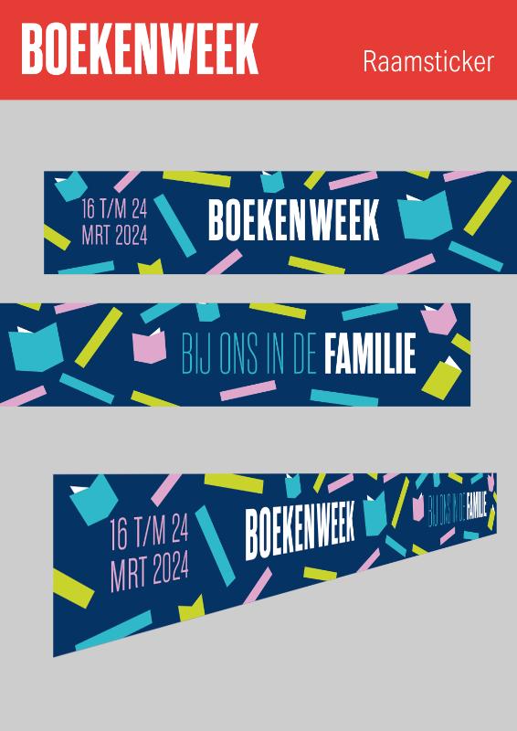 Omslag van Boekenweek 2024 Raamsticker