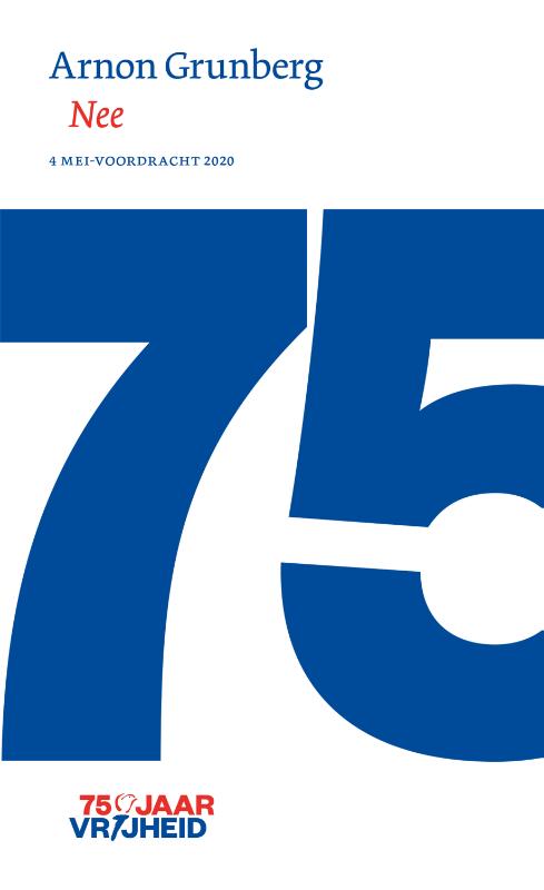 Omslag van 4 mei-lezing / 5 mei-lezing 1 ex. 75 jaar Vrijheid