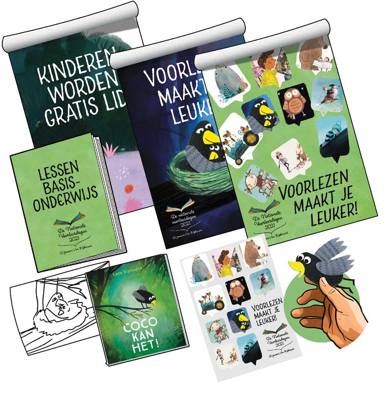 Omslag van KinderDagVerblijfpakket De Nationale Voorleesdagen 2021
