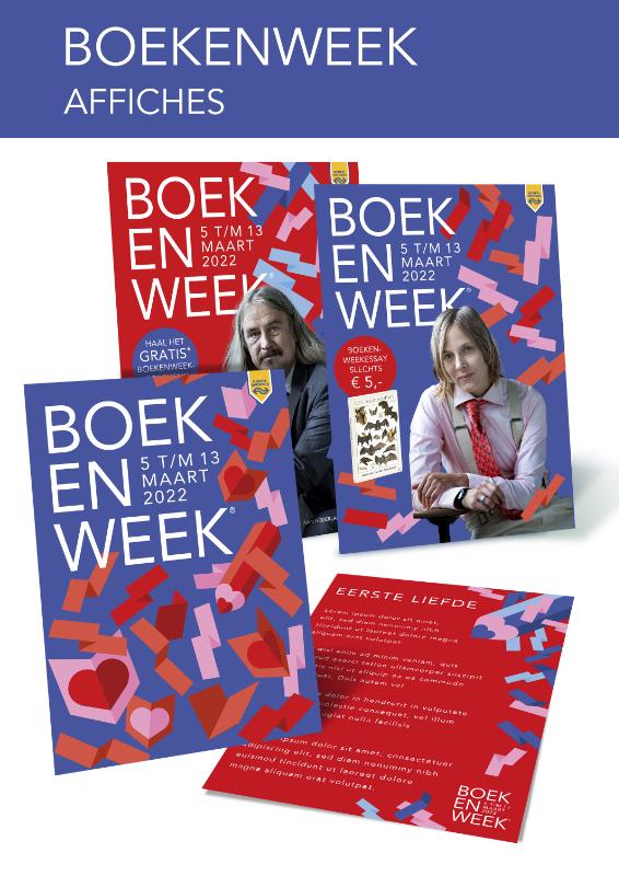 Omslag van Boekenweek Boekhandel Affiche Pakket 2022