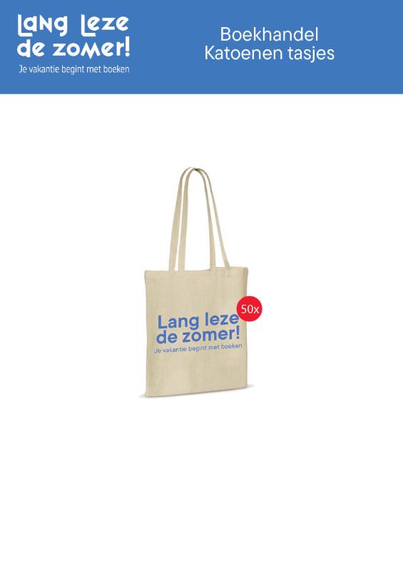 Omslag van Zomerlezen 2024 katoenen tasjes set van 50 ex.