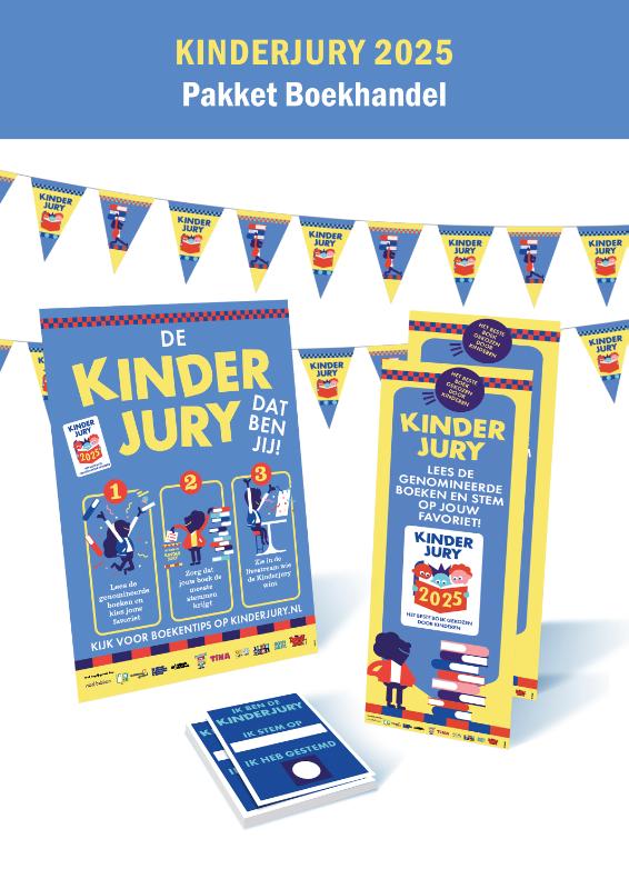 Omslag van Pakket Boekhandel Kinderjury 2025