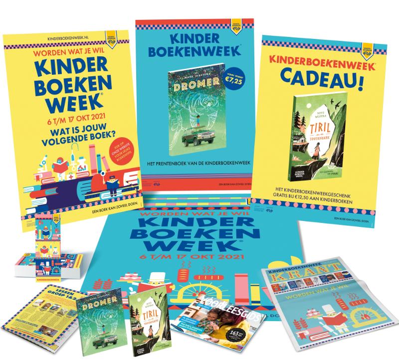 Omslag van Kinderboekenweek Scholen Lespakket 2021