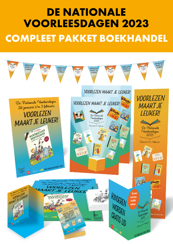 Omslag van De Nationale Voorleesdagen 2023 POS pakket Compleet