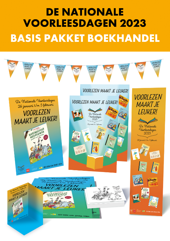 Omslag van De Nationale Voorleesdagen 2023 POS pakket Basis