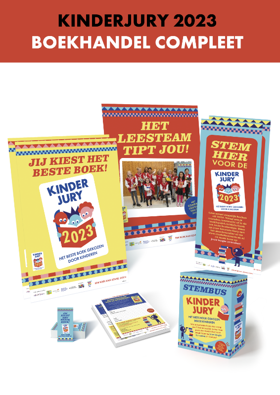 Omslag van Kinderjury 2023 POS pakket Compleet