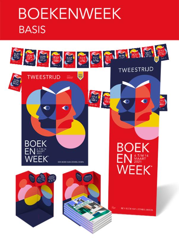 Omslag van Boekenweek Boekhandel Basis 2021