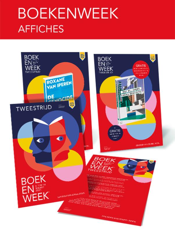 Omslag van Boekenweek Boekhandel Affiches pakket 2021