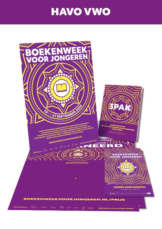 Omslag van Boekenweek voor Jongeren Schoolpakket 3PAK - HAVO/VWO 2020