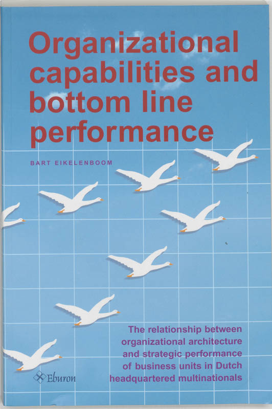 Omslag van Organizational capabilities and bottom line performance