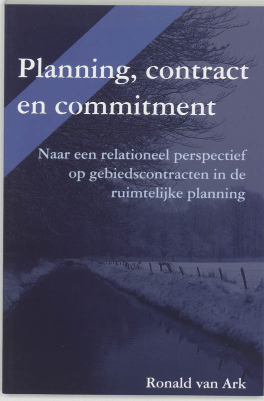 Omslag van Planning, contract and commitment