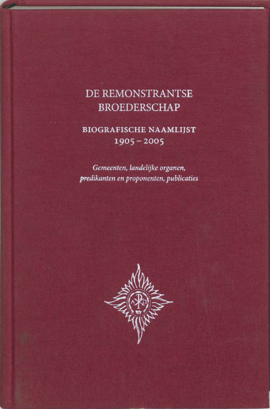 Omslag van De remonstrantse broederschap