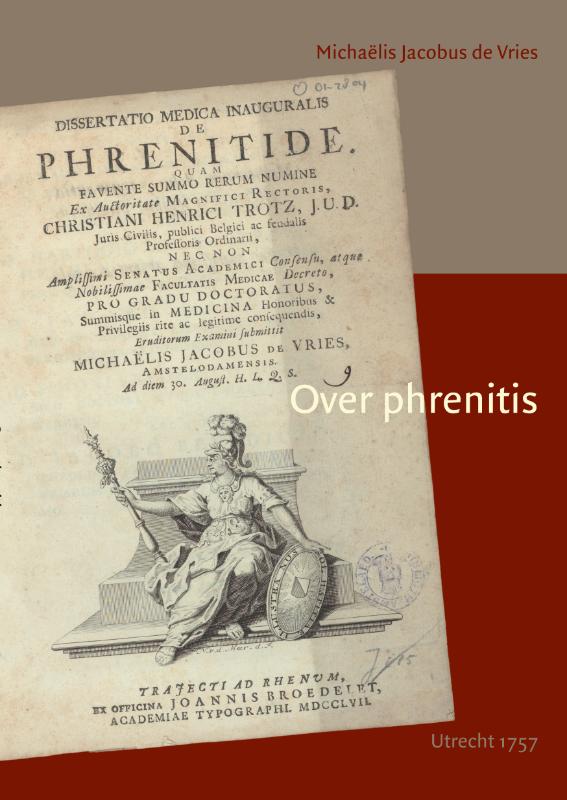 Omslag van Over Phrenitis