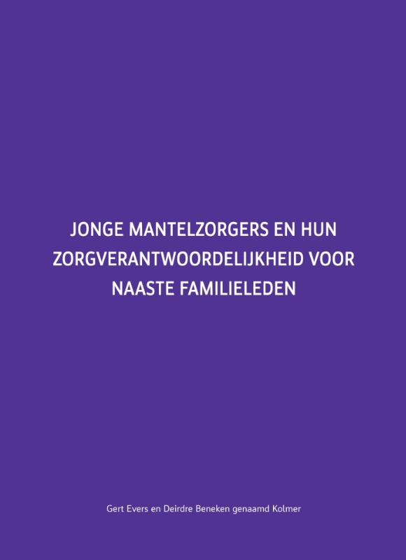Omslag van Jonge mantelzorgers en hun zorgverantwoordelijkheid voor naaste familieleden