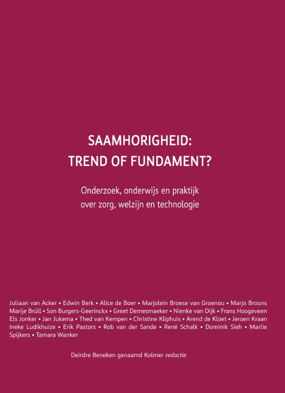 Omslag van Saamhorigheid: trend of fundament?