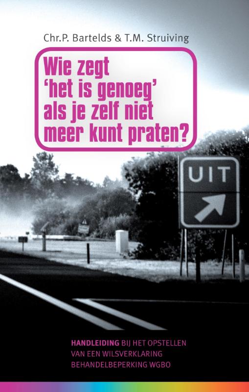 Omslag van Wie zegt 'het is genoeg' als je zelf niet meer kunt praten?
